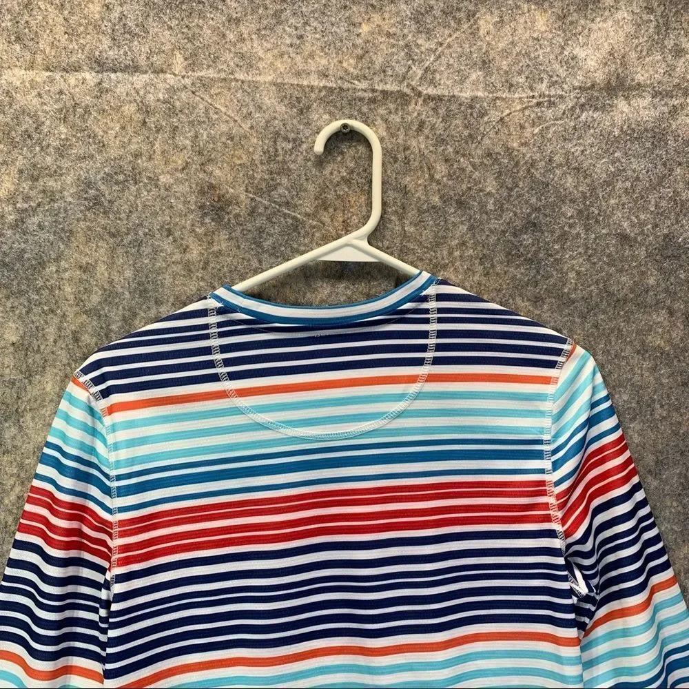 Reel Legends Shirt Men's Small Adult Medium Blue Orange Long Sleeve Lightweight - Picture 10 of 10